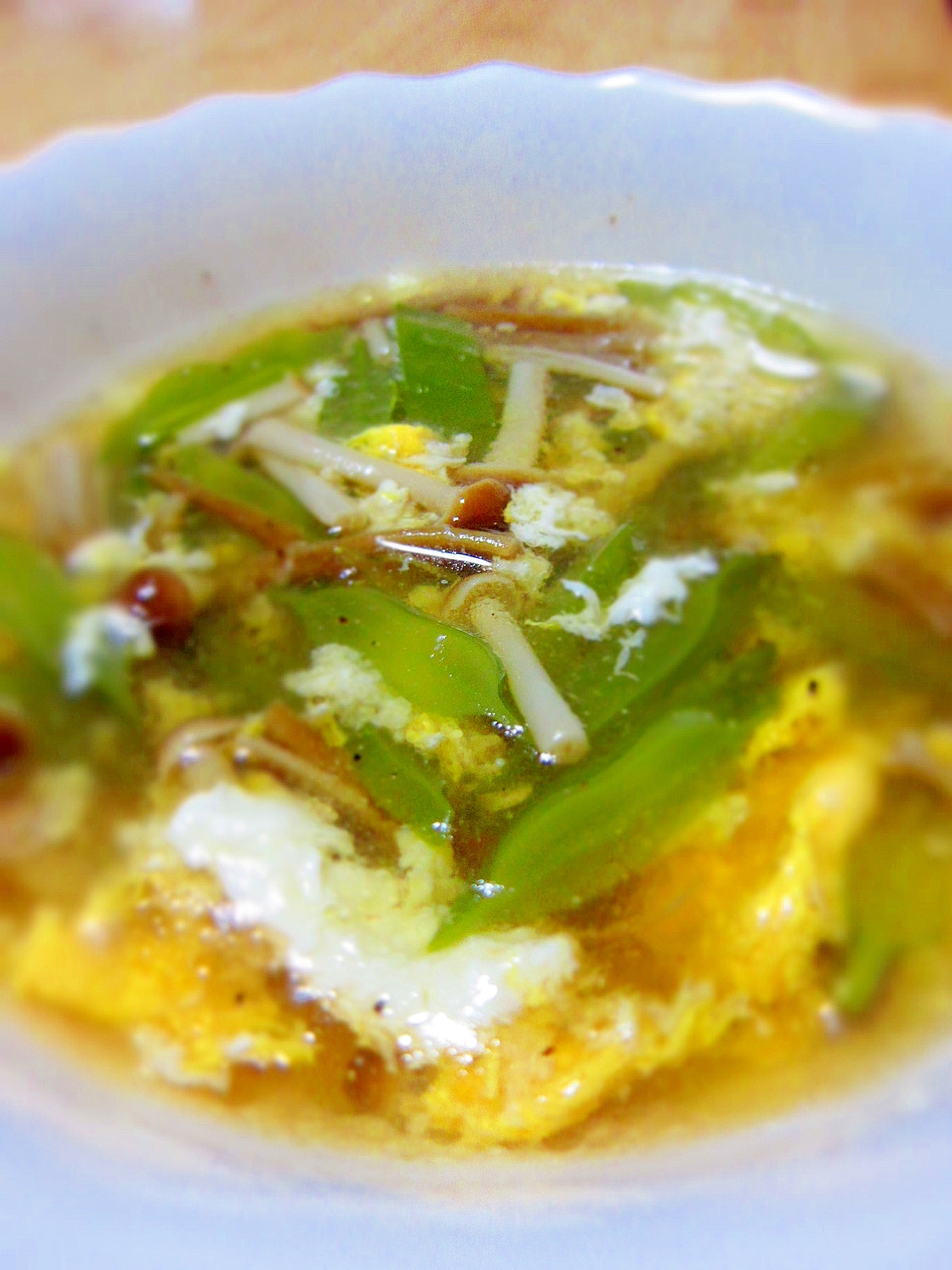 今が旬♪　茎わかめのヘルシースープ