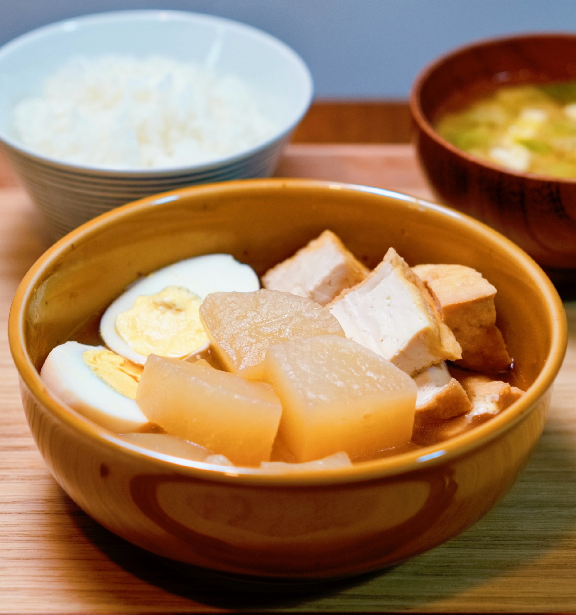 味しみ！✨大根、厚揚げ、卵の薄味煮【和食・副菜】