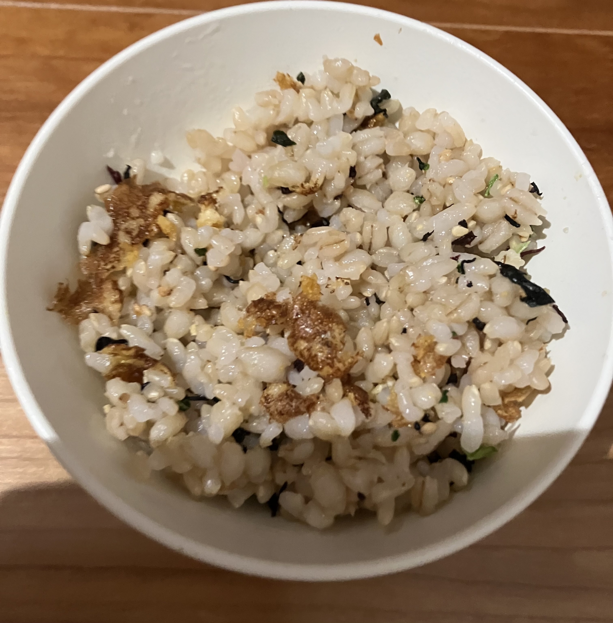 玄米のたまごとひじきのチャーハン