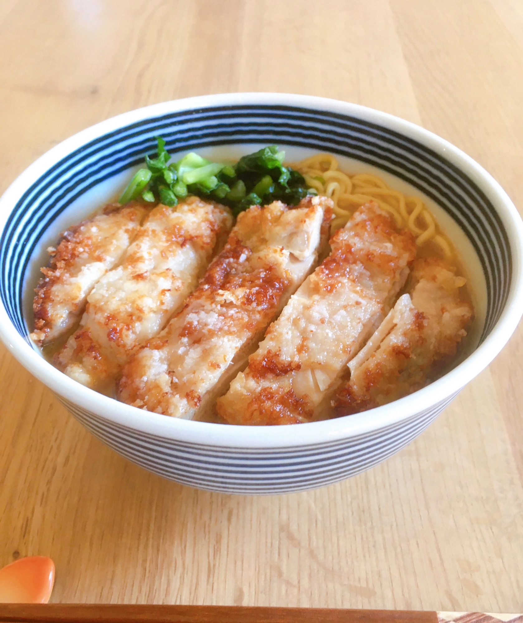 作り置きリメイクで簡単☆鶏パーコー麺風ラーメン