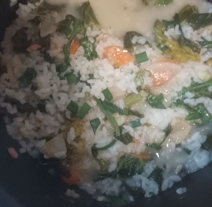 固くなったご飯が美味しく救済出来ました。有難うございました。