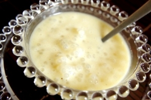 簡単サマーアジアンスイーツ バナナ ソイ タピオカ レシピ 作り方 By 酔いどれんぬ 楽天レシピ