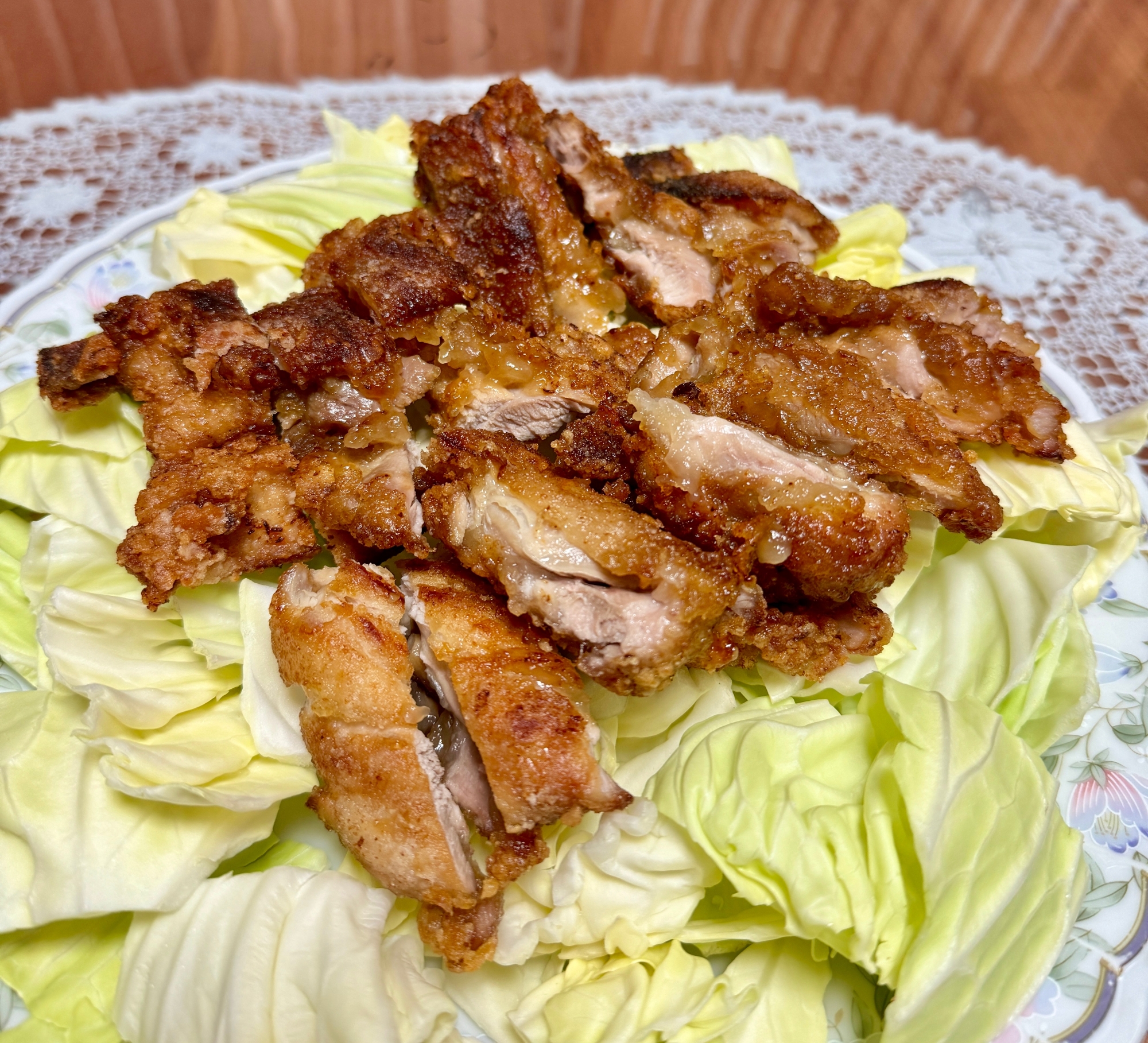 食べたーーっ‼️って大満足‼️鶏もも肉の☆山賊焼き