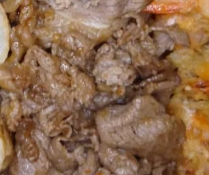 牛焼肉 ( 醤油 砂糖 コチュジャン )