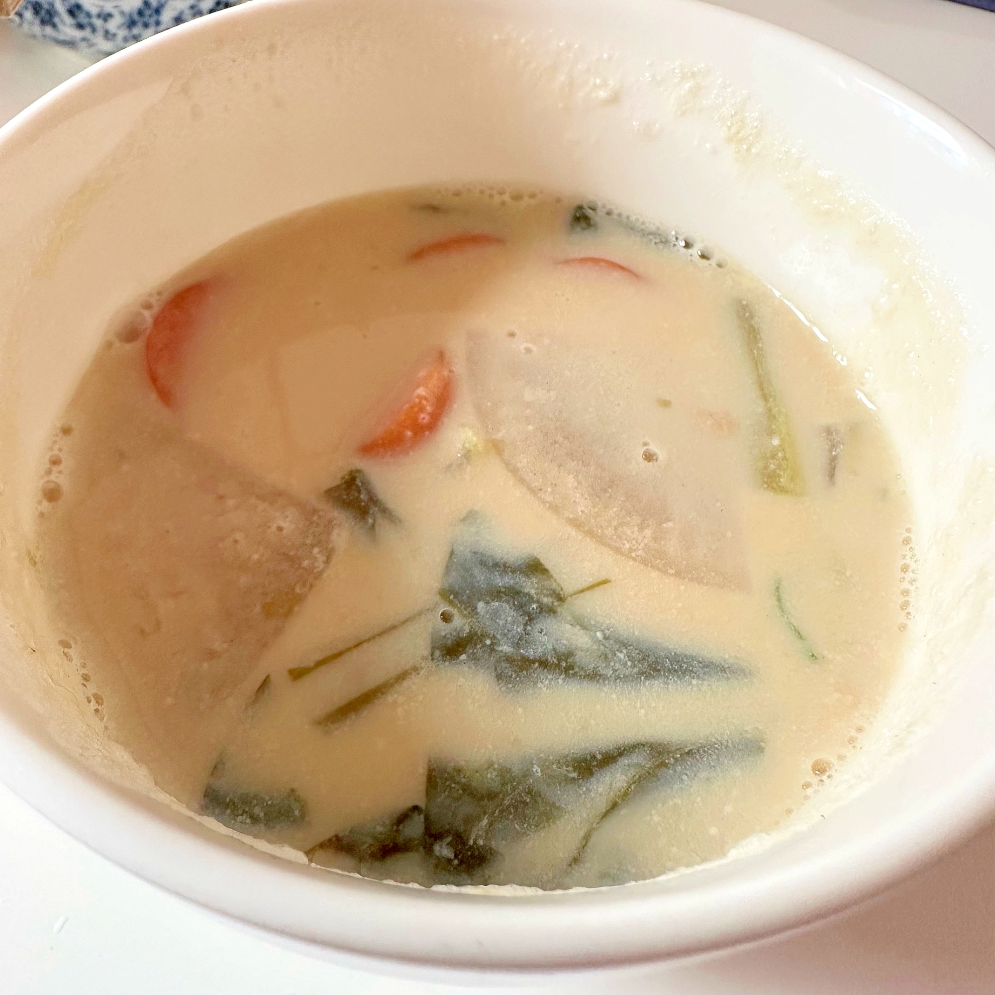 豆乳の味噌汁⋆⸜ ⚘ ⸝⋆