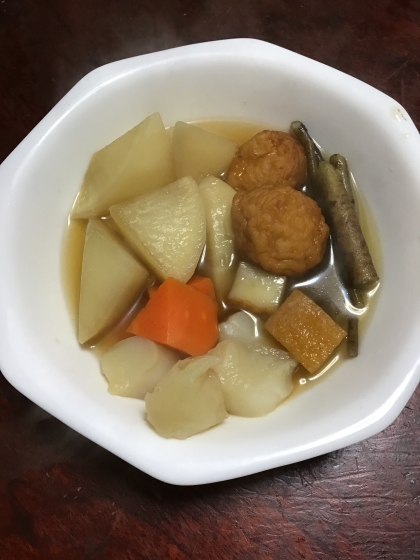 さつま揚げと根菜の煮物