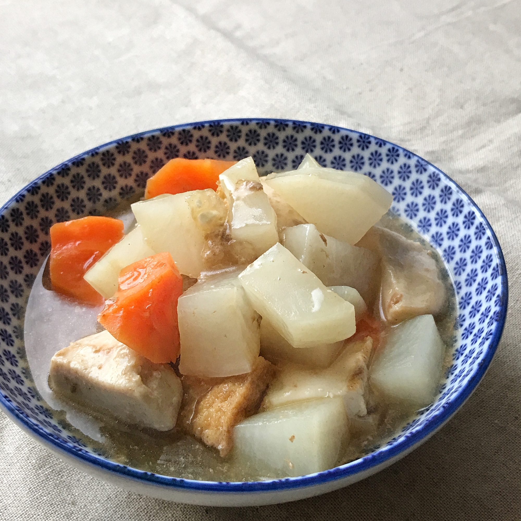 厚揚げと大根の生姜とろみ煮