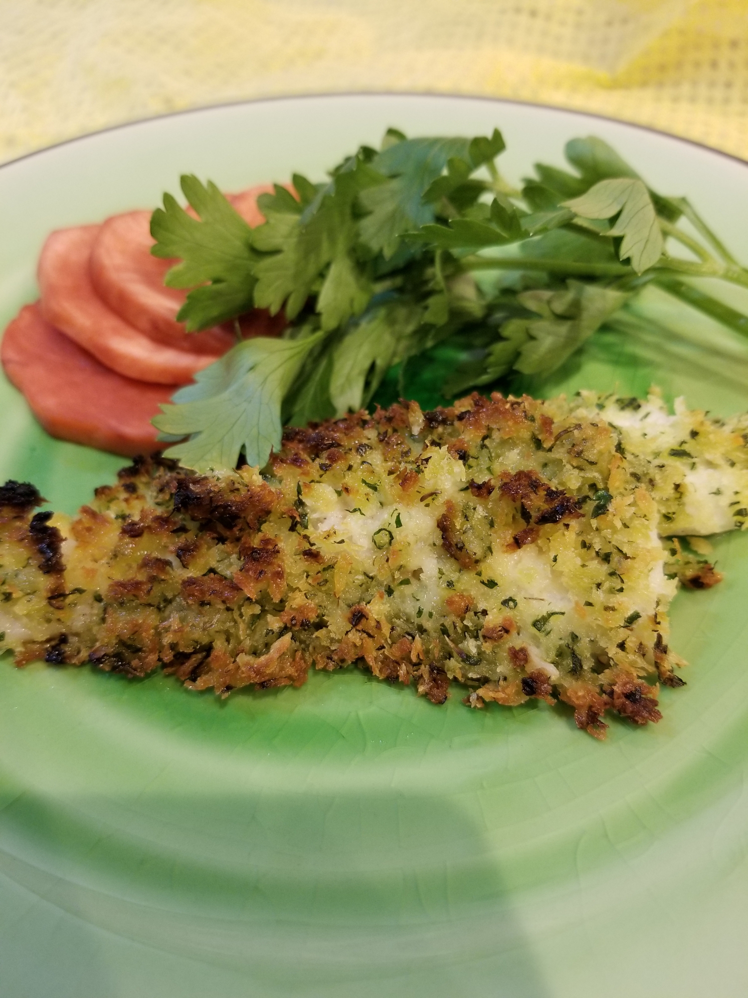 たらの香草パン粉焼き