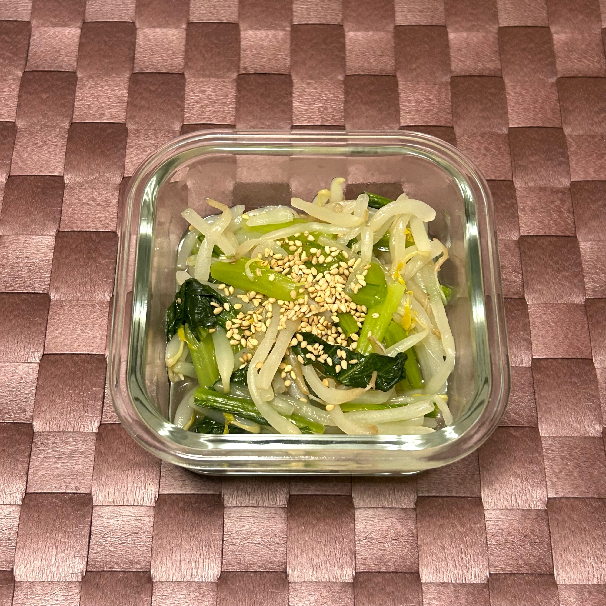 【電子レンジで】小松菜ともやしのナムル