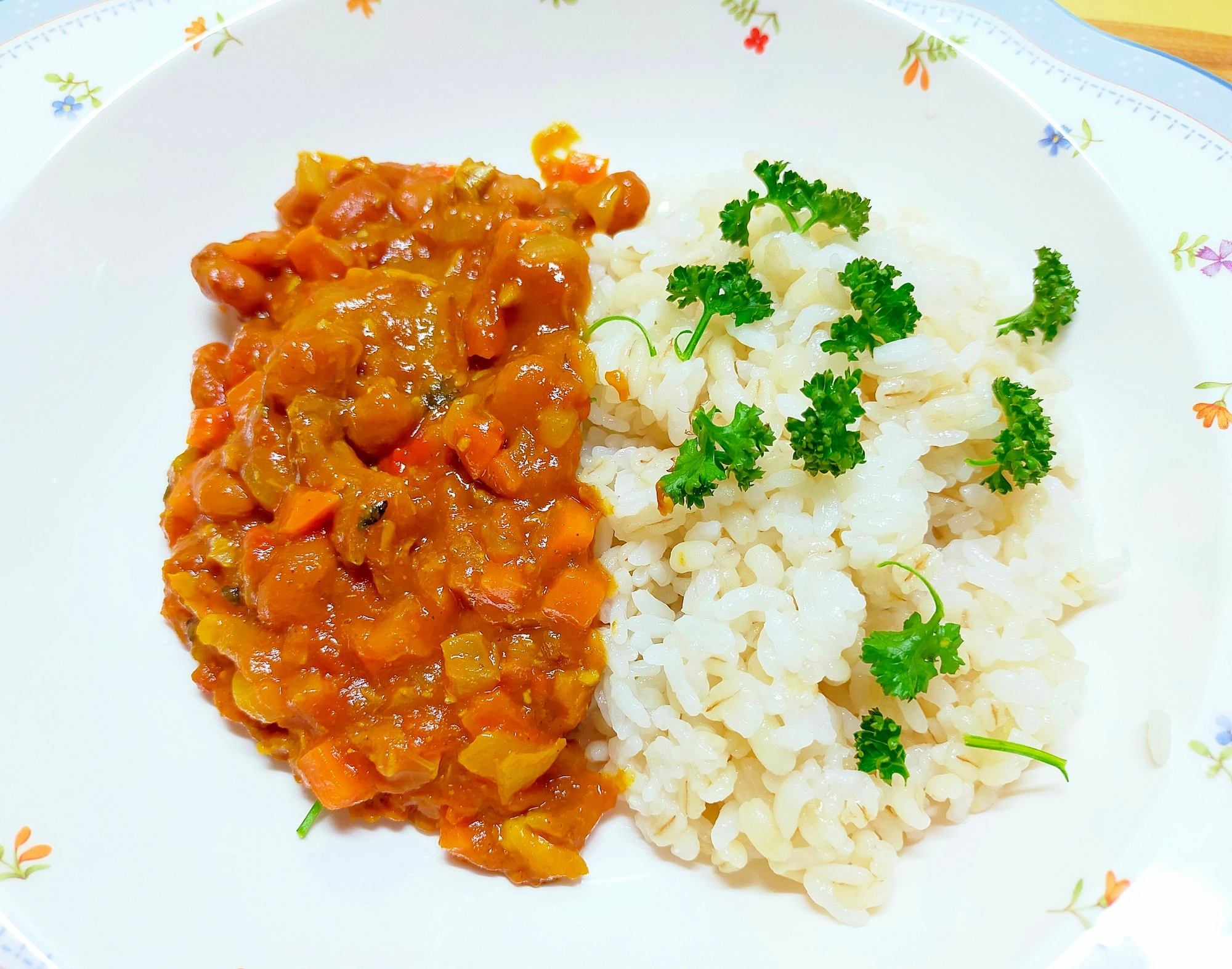 20分で完成☆鯖と豆のトマトカレー