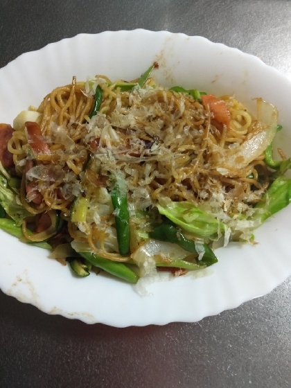 蒸し麺焼きそば