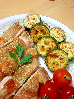 付け合せに ズッキーニのソテー 揚げ焼き レシピ 作り方 By はちわれ413 楽天レシピ