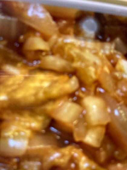 手間なし！白菜と厚揚げの酢豚風炒め