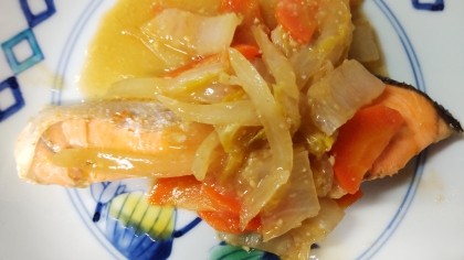 鮭と白菜のちゃんちゃん焼き