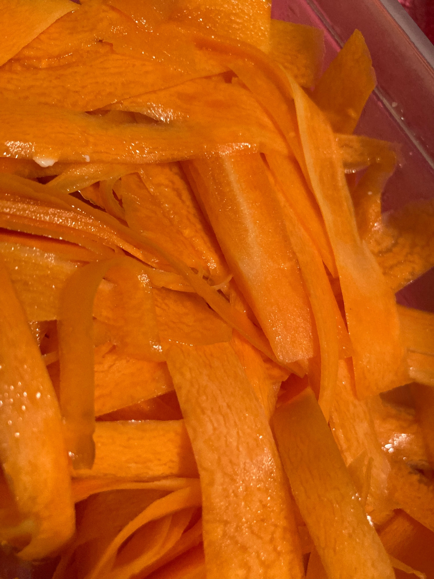 スライサーだけ使った　かぼす人参ラペ