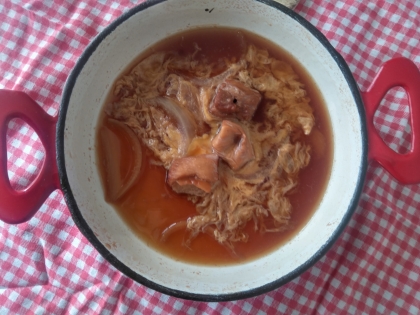ローストチキンの残りde親子丼