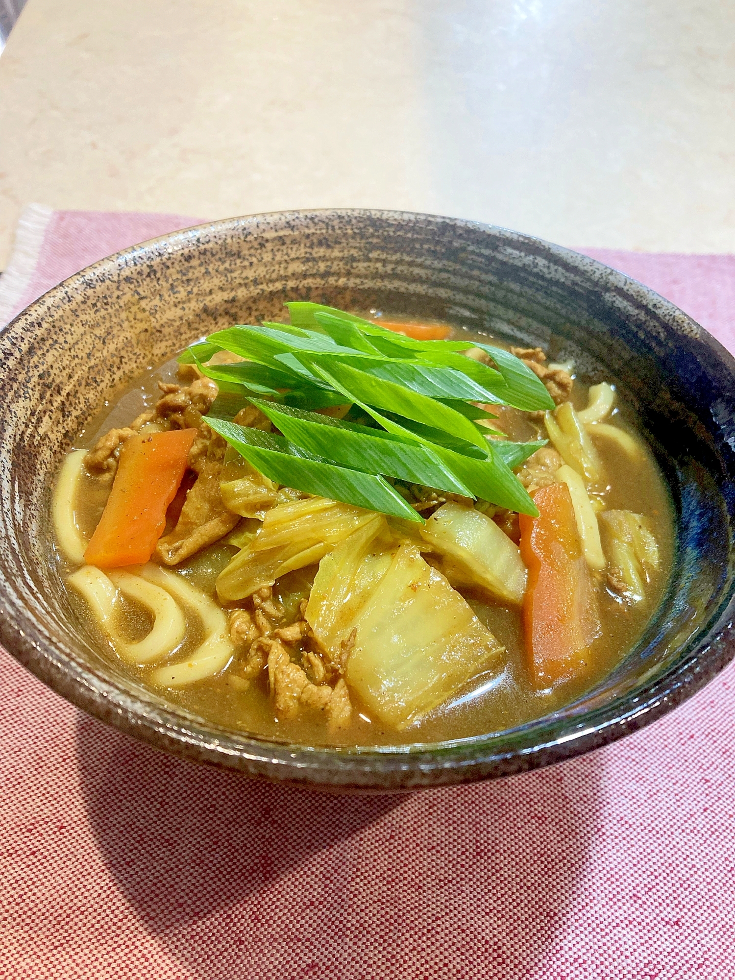 ♦️カレーうどんの変化球☆中華カレーうどん