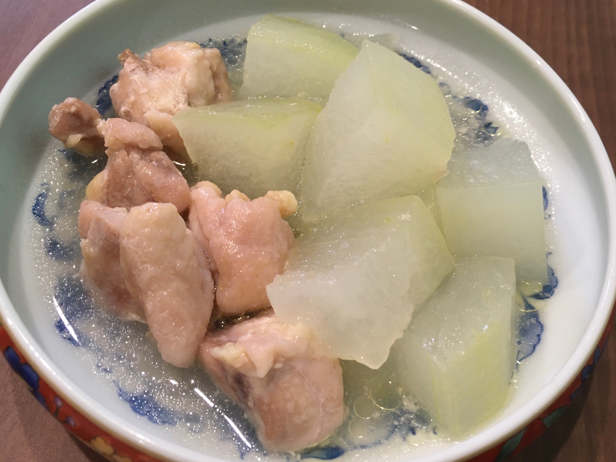 【圧力鍋】鶏肉と冬瓜のうま塩煮