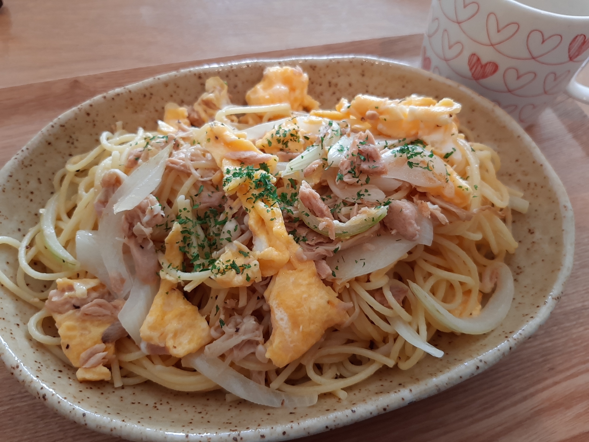 簡単◎ツナ缶のパスタ