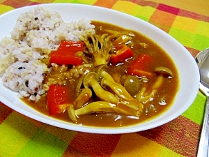 鶏軟骨で✪鶏軟骨とキャベツのカレーライス