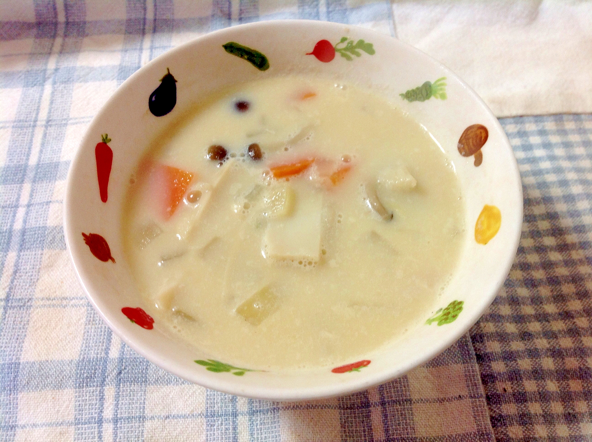 きのこの味噌スープ(*^◯^*)