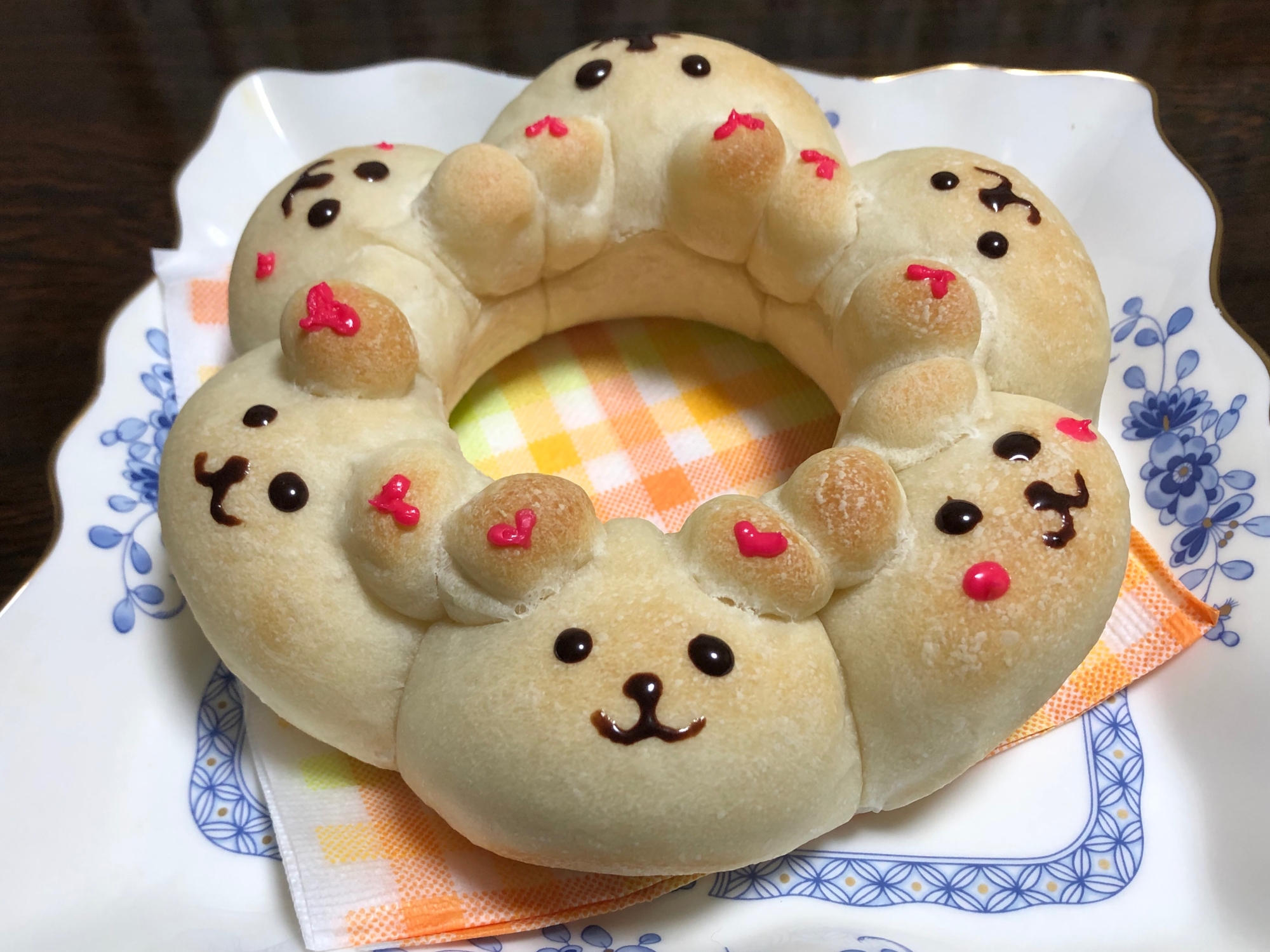 意外と簡単 くまのちぎりパン レシピ 作り方 By 善ちゃん 楽天レシピ