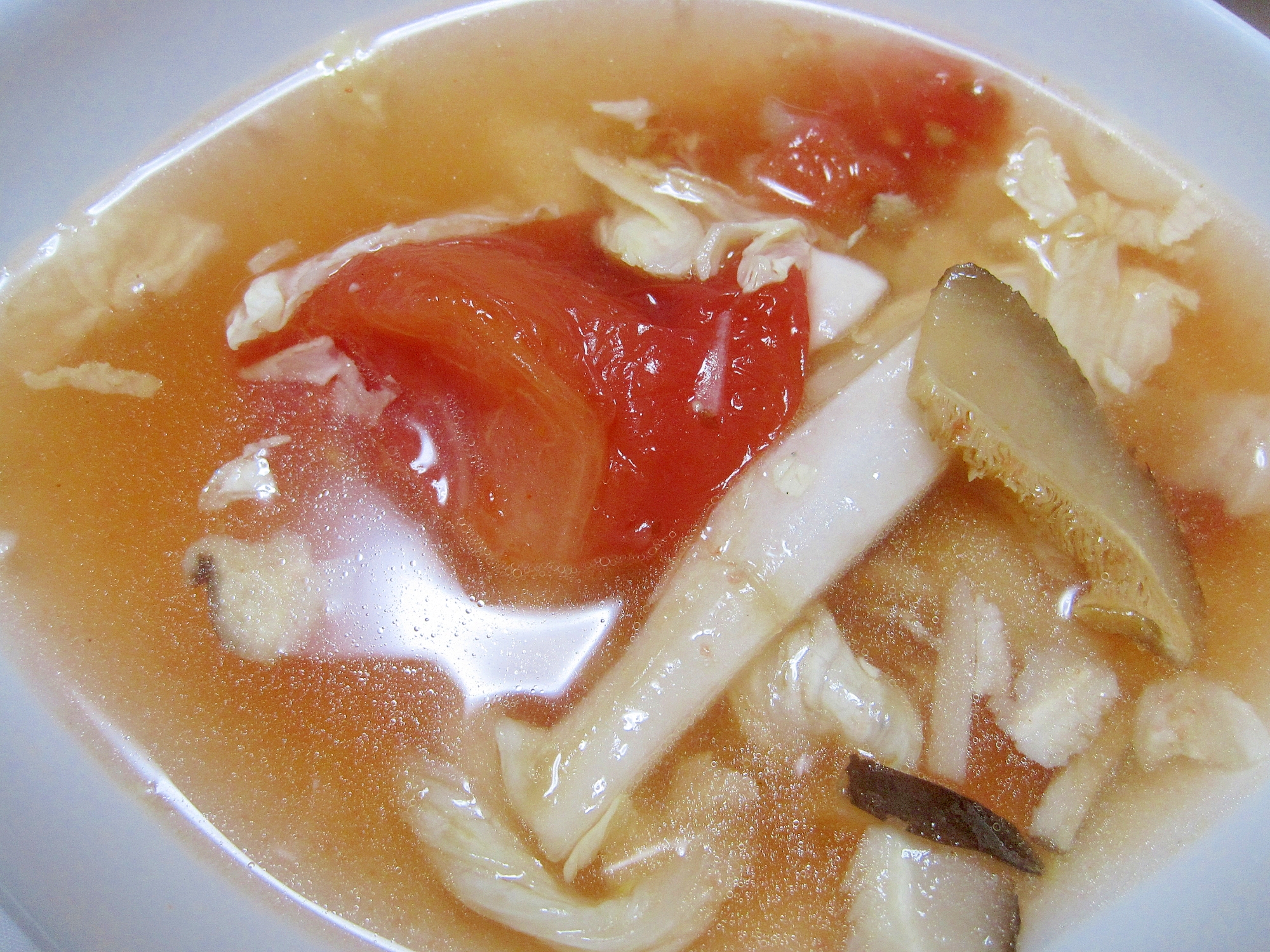 干し椎茸のスープ