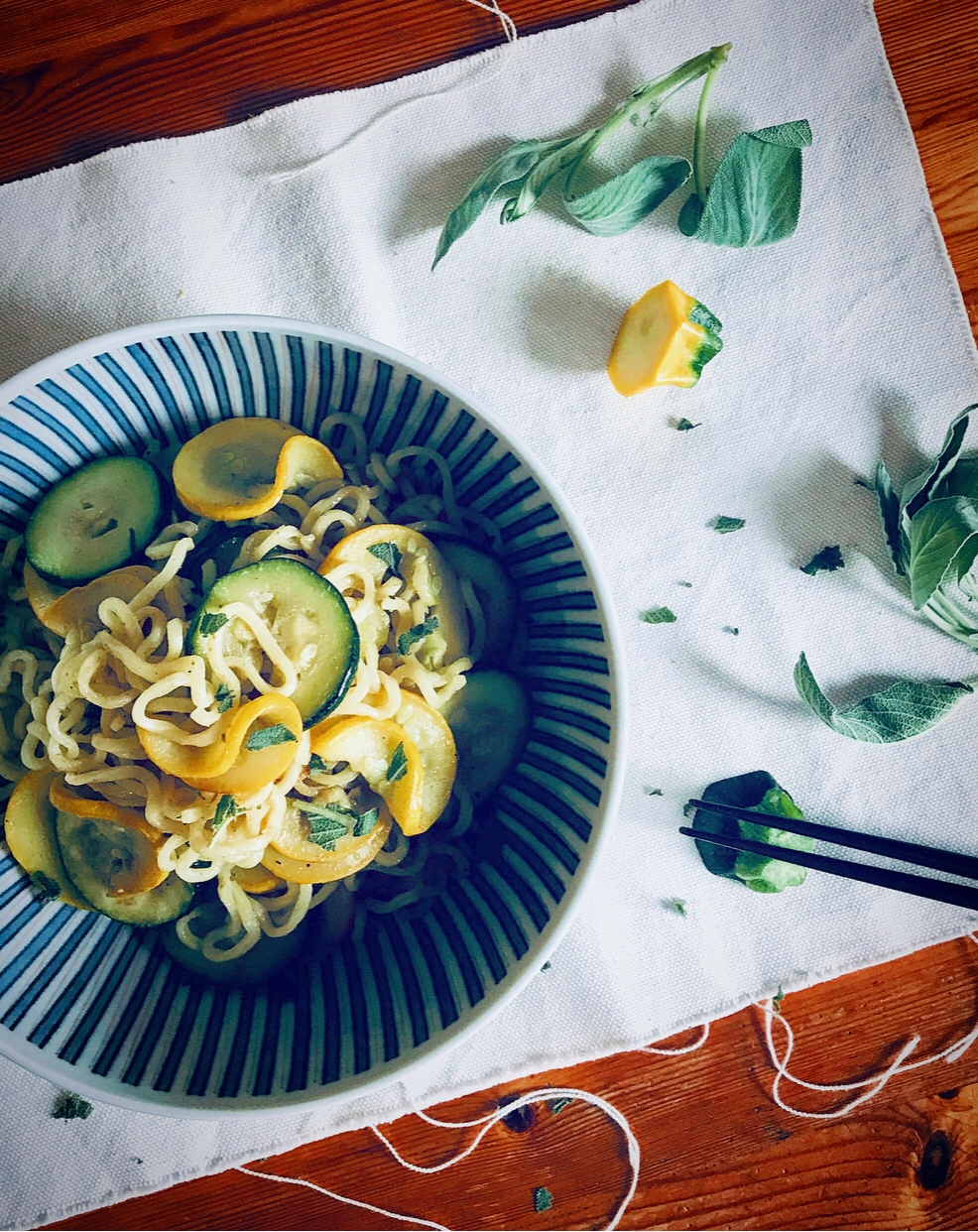 zucchini&yakisoba