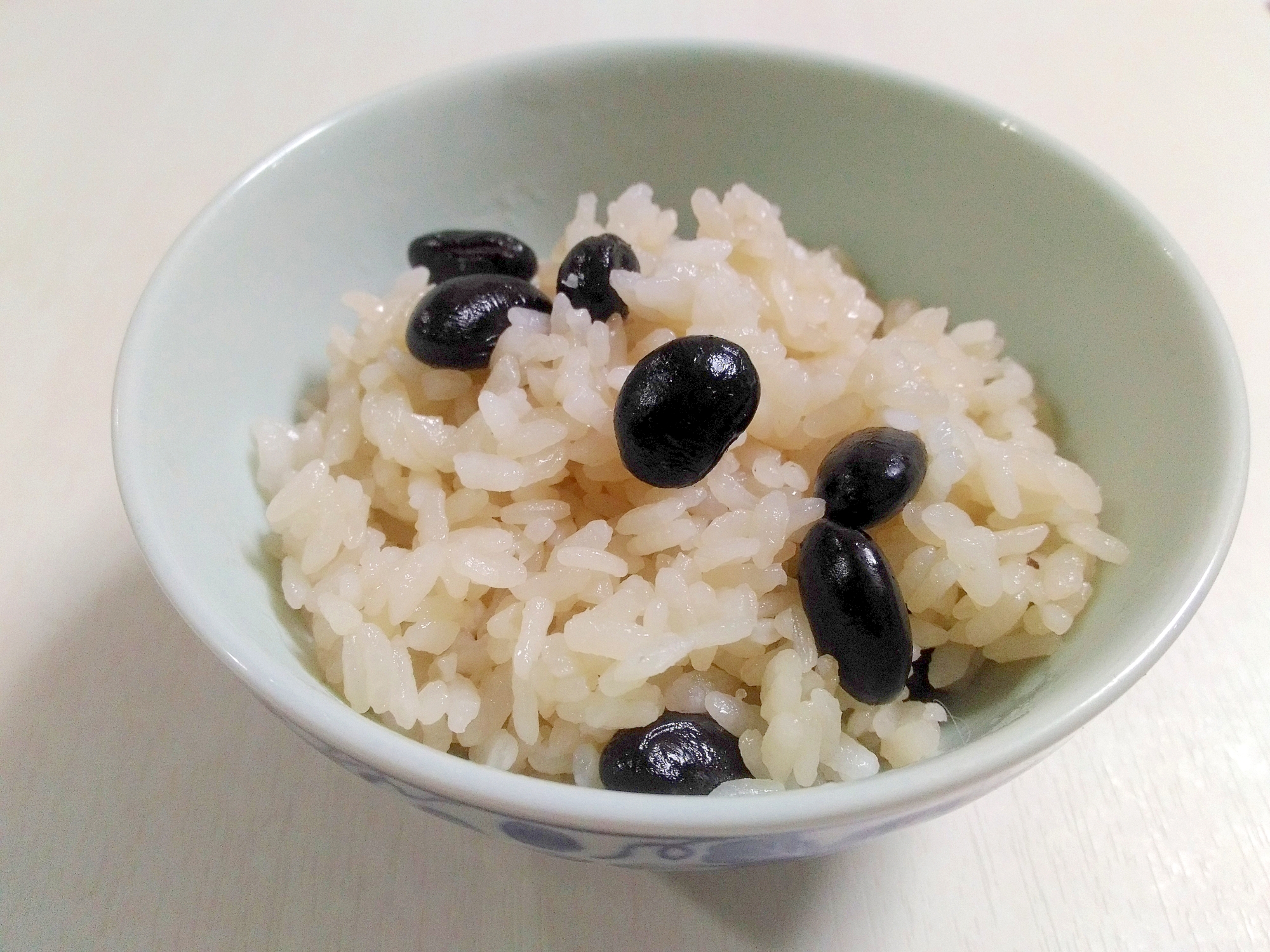 黒豆煮で☆黒豆ご飯