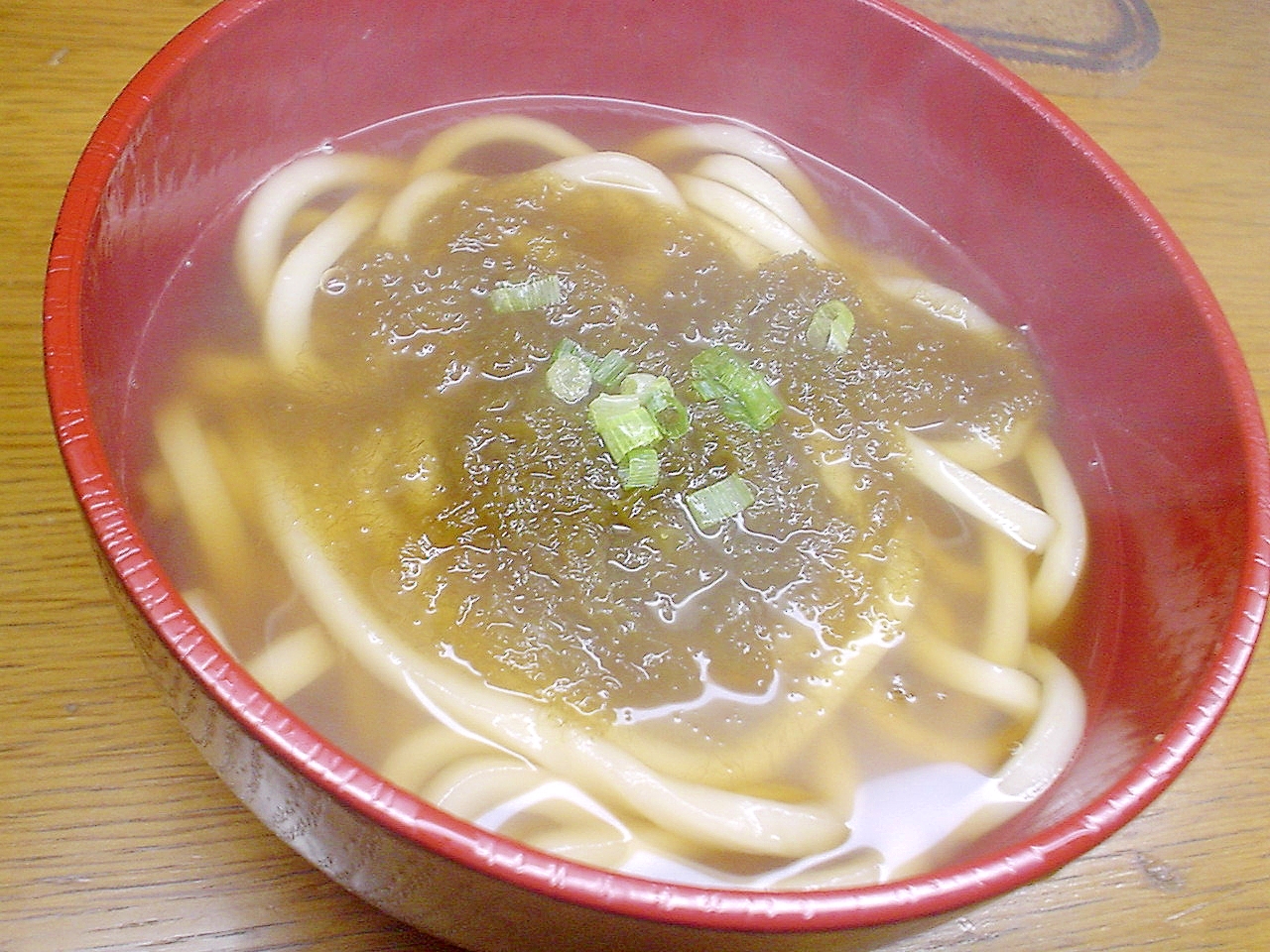 トロロ昆布うどん