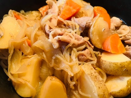 男の手料理❤肉じゃが♪（こんにゃく）