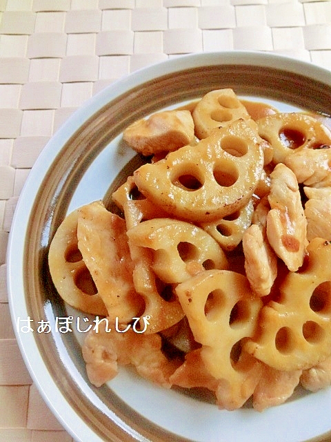 味噌鷄れんこん