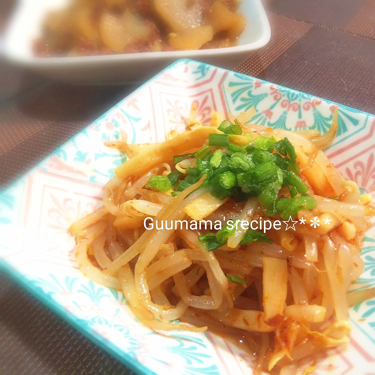 レンジで簡単♡鰹節必須♡もやしと穂先メンマのナムル