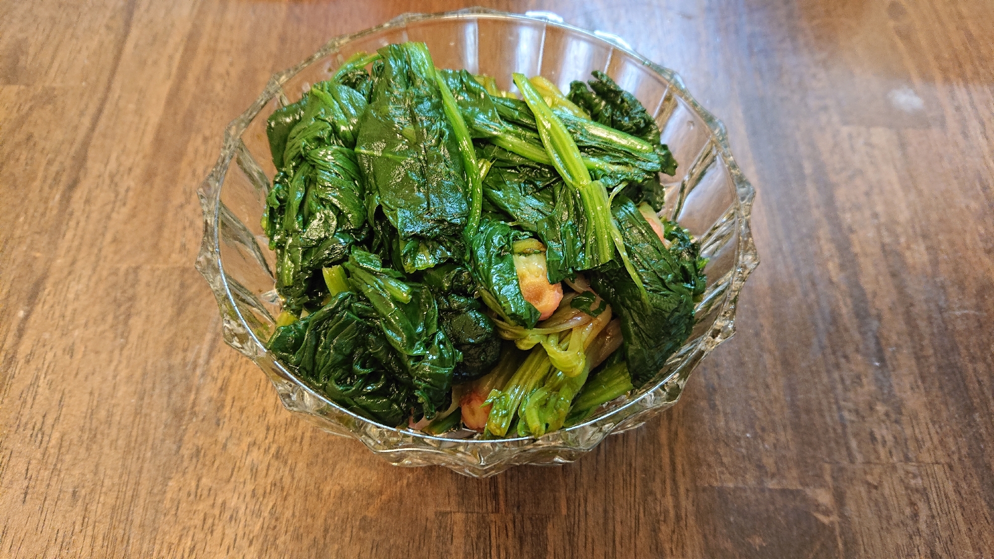 砂糖と醤油だけで⭐ほうれん草のお浸し