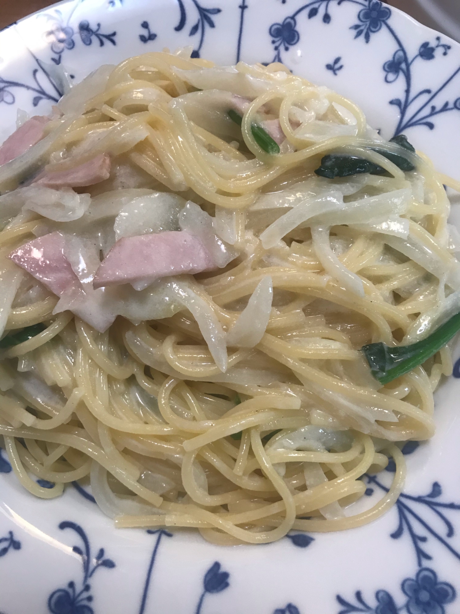 ほうれん草の牛乳パスタ レシピ 作り方 By てつやんやん 楽天レシピ