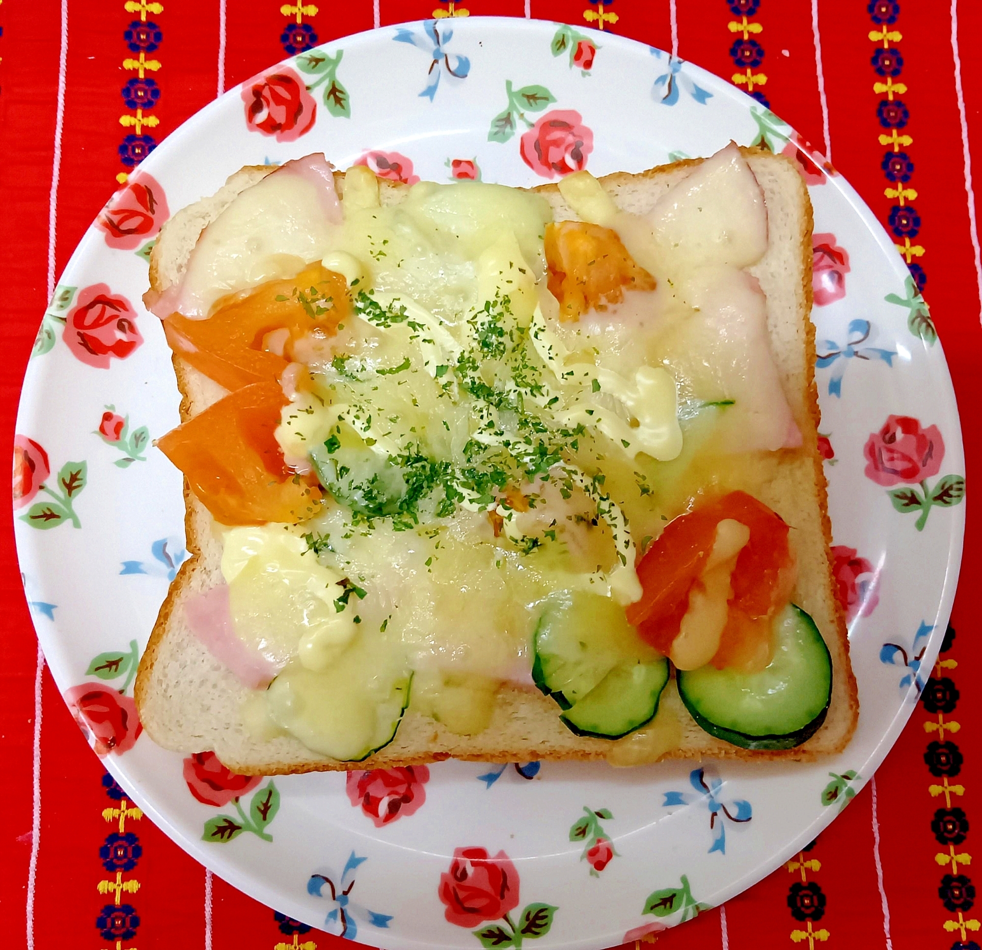 トマトのピザトーストその3