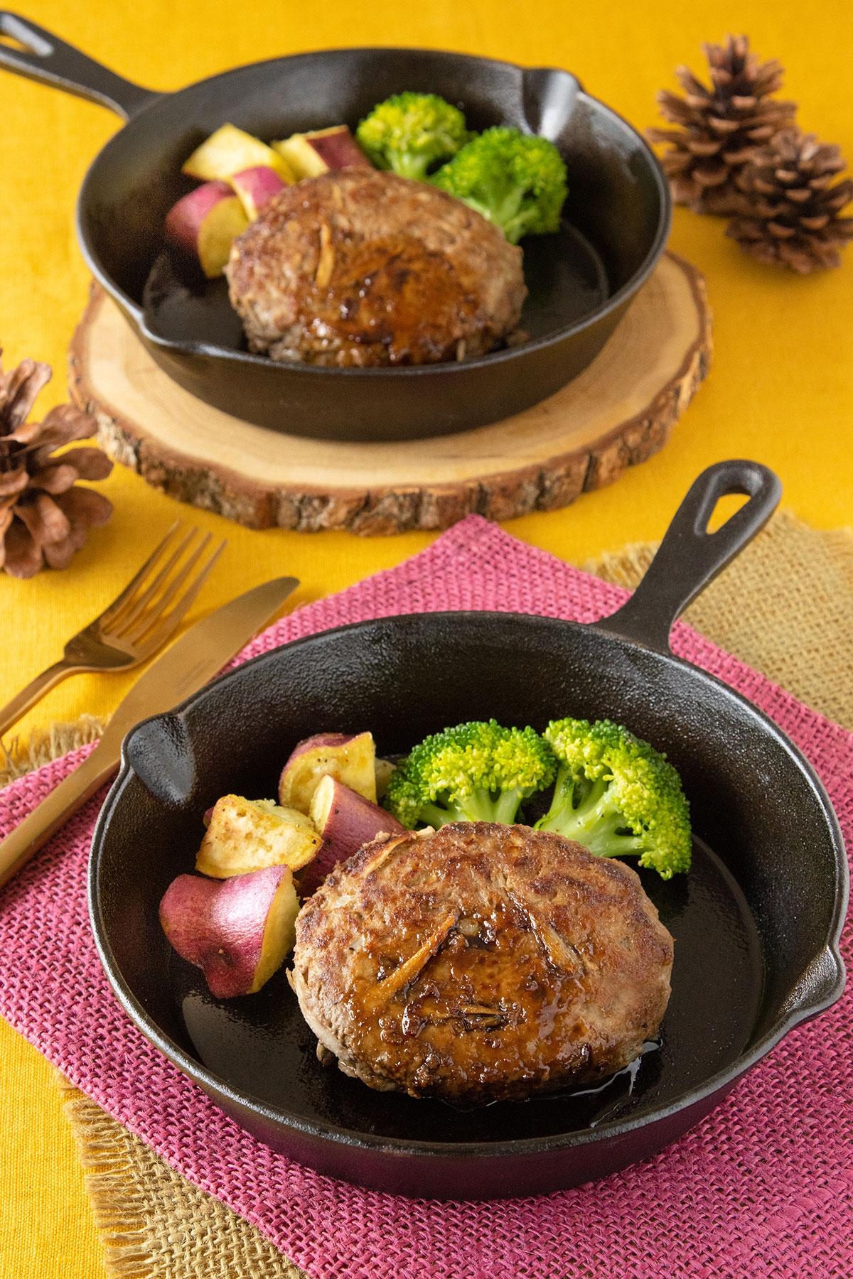 シャキうま!ごぼうたっぷりハンバーグ