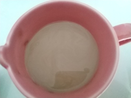 カフェオレのウイスキー・蜂蜜割り