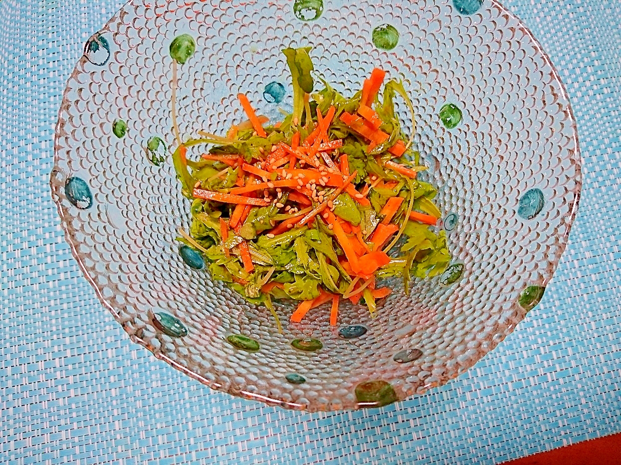 春菊と水菜のベビーサラダ レシピ 作り方 By ビッグさん 楽天レシピ 春菊と水菜のベビーサラダ レシピ 作り方 By ビッグさん 楽天レシピ