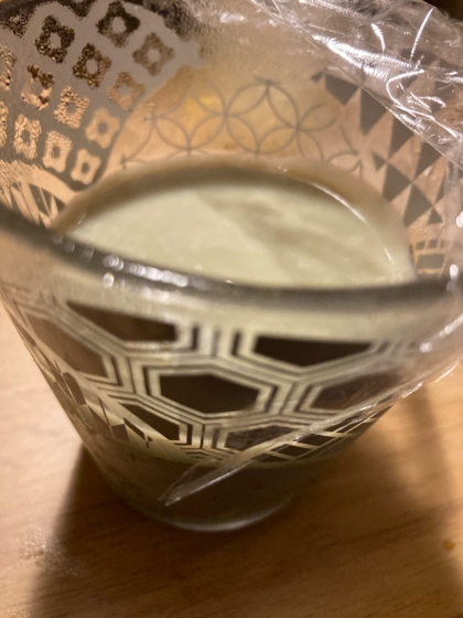 レンジで簡単♪黒みつ抹茶豆乳プリン