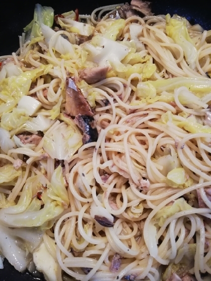 サバ缶でパスタ？作ってみたら…簡単&旨し！めんつゆ最強だわ(^-^)