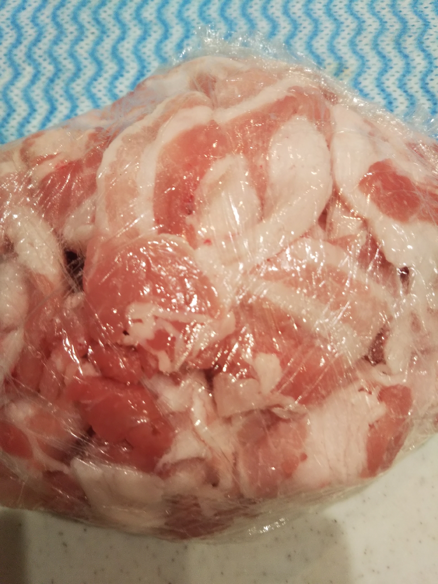 豚バラの冷凍保存