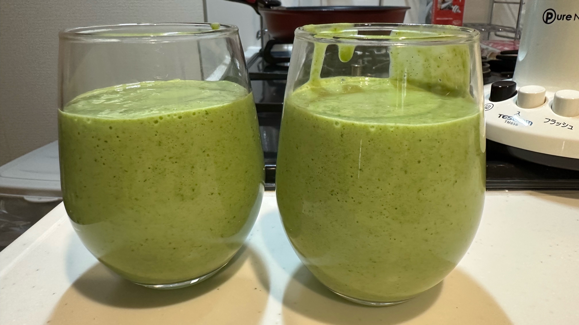 葉酸☆朝ごはん☆ケールとバナナのスムージー