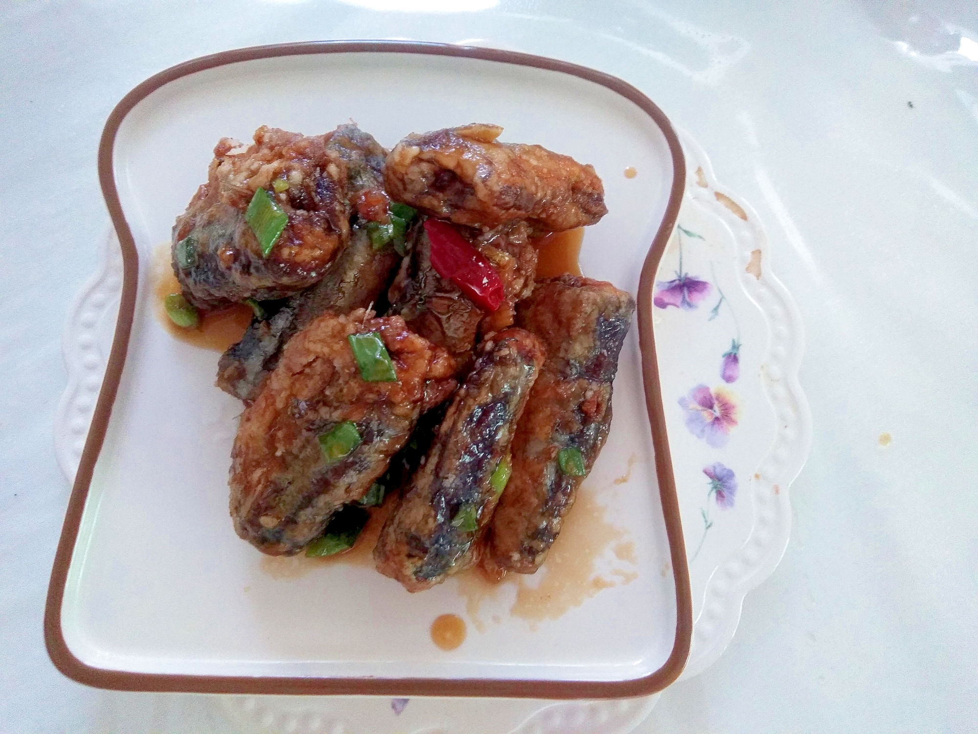 骨まで食べれる!さんまの南蛮漬け