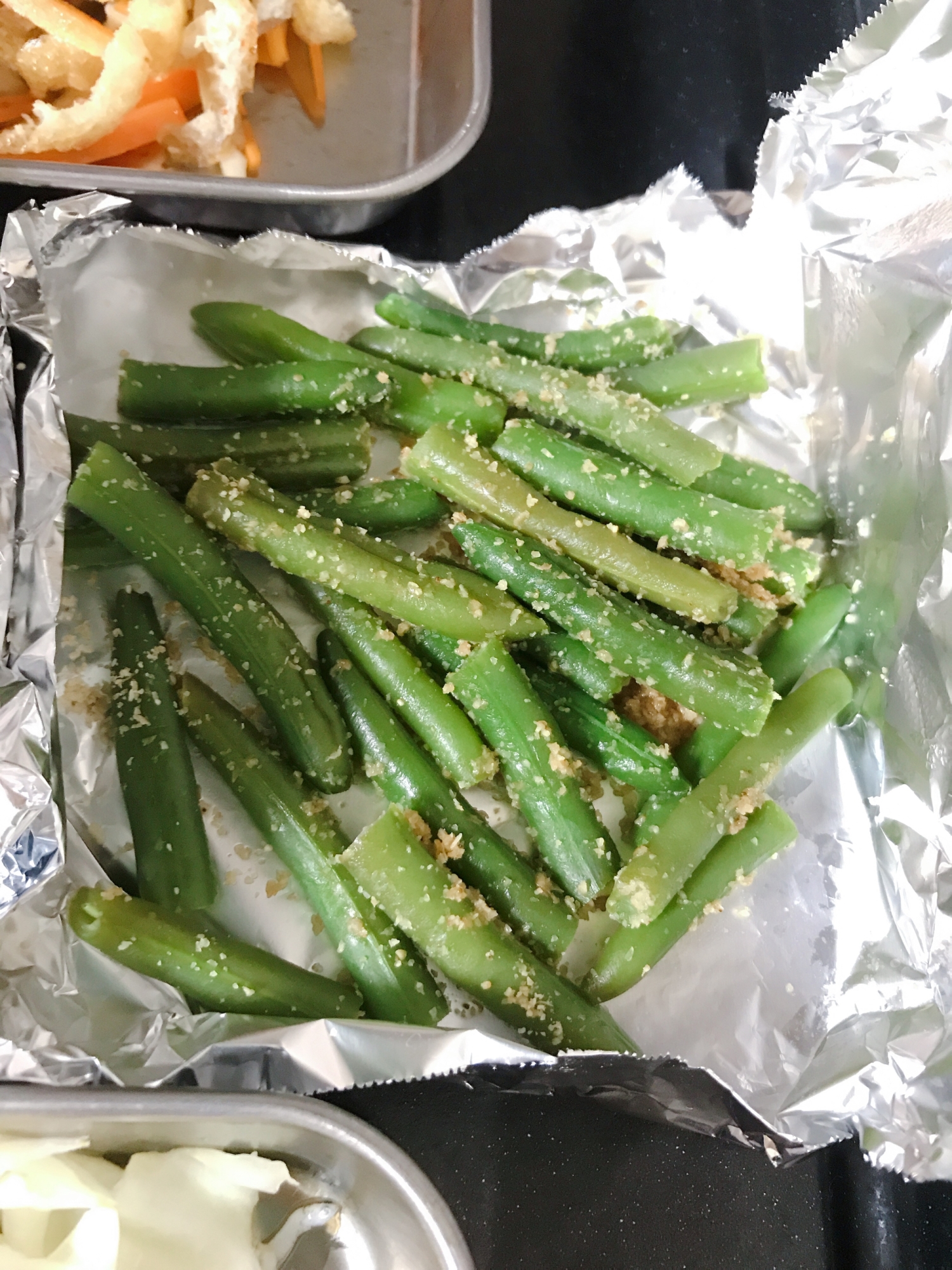 ヘルシオで減塩おかず★インゲンの胡麻和え