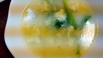 生姜たっぷり卵スープ