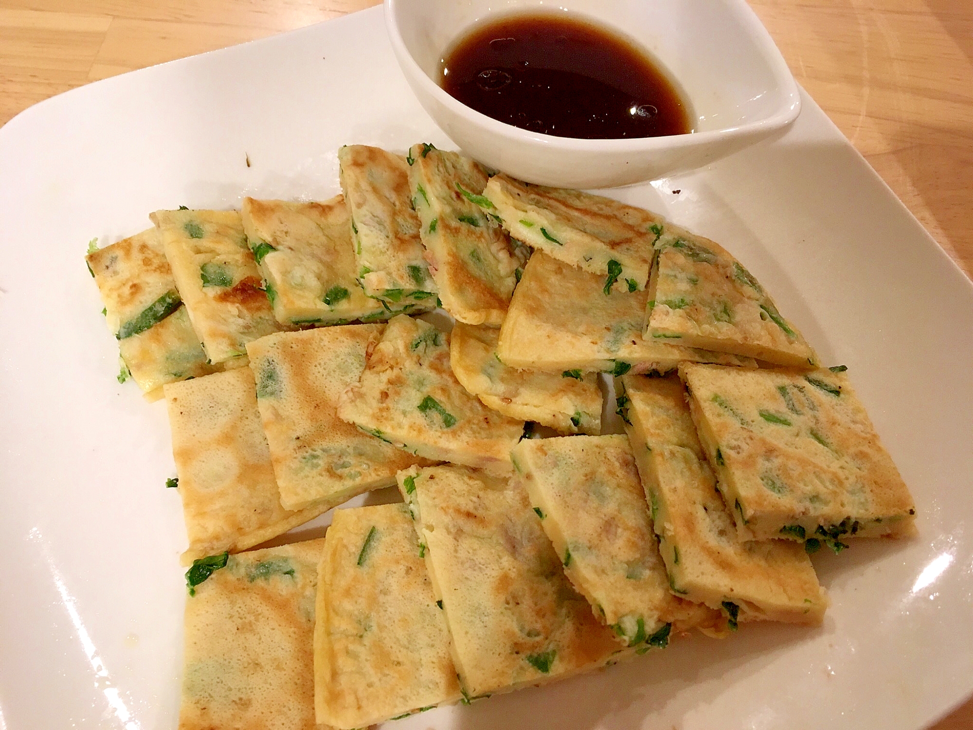 子供パクパク ニラたっぷりチヂミ レシピ 作り方 By 食べ盛り3兄弟まま 楽天レシピ