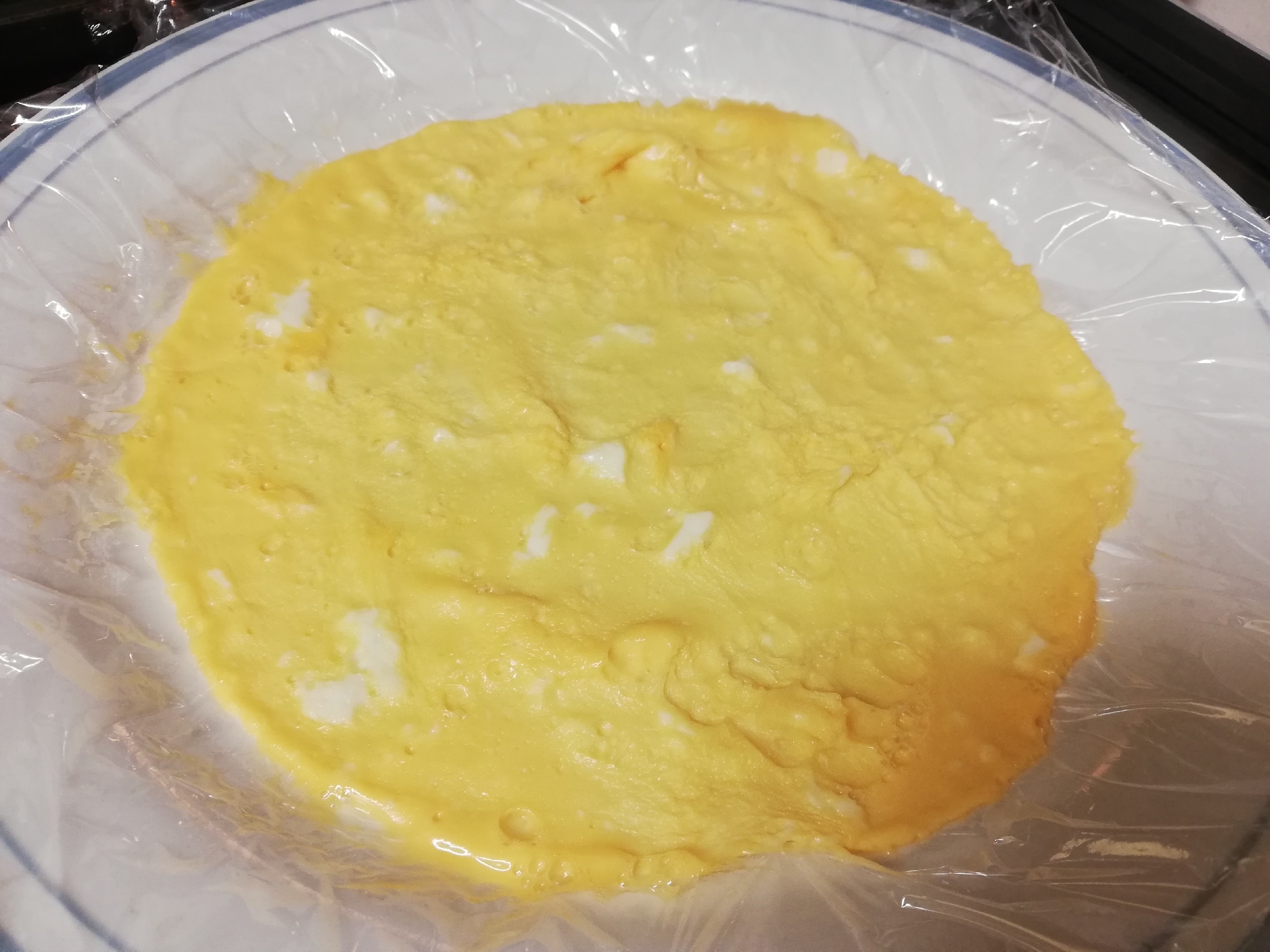 レンジで簡単薄焼きたまご