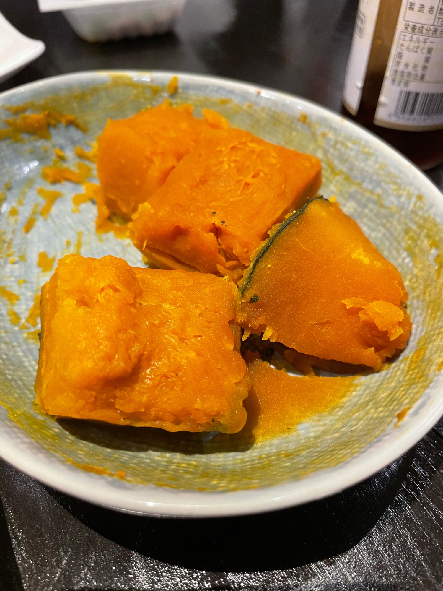 レンジ活用！かぼちゃの煮物風レシピ
