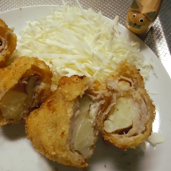 ほっくりじゃがいもとりんごの肉巻きフライ レシピ 作り方 By 紫君子蘭 楽天レシピ ほっくりじゃがいもとりんごの肉巻きフライ レシピ 作り方 By 紫君子蘭 楽天レシピ